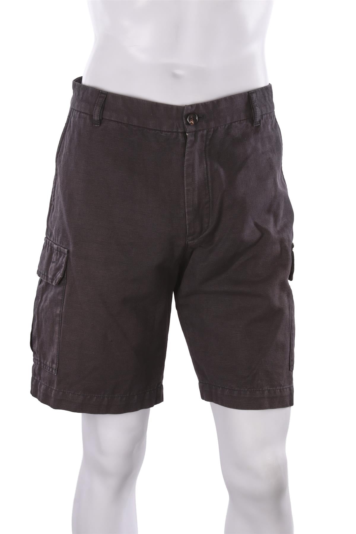 LORO PIANA NAVY MEN'S COTTON SHORTS IT 52 UK 36 FR 44