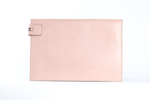 VICTORIA BECKHAM PINK LEATHER CLUTCH