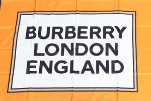 BURBERRY MULTICOLOURED PRINTED SILK SCARF