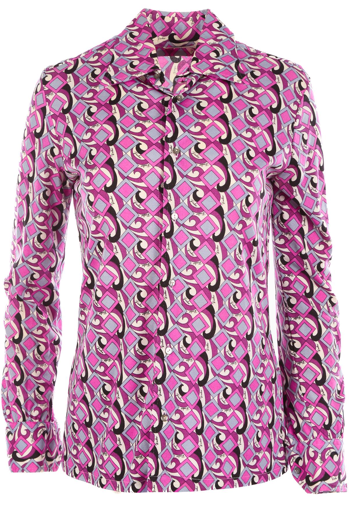EMILIO PUCCI BY CHESA MULTI 1960-1970'S SHIRT UK 8