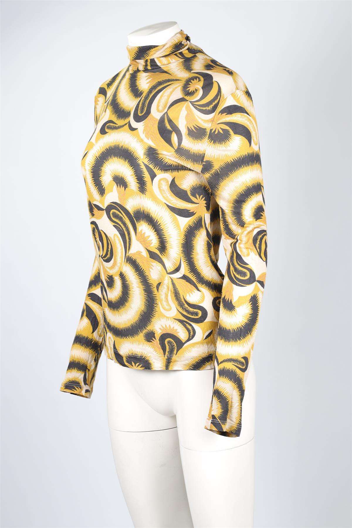 DRIES VAN NOTEN YELLOW MODAL TOP SMALL