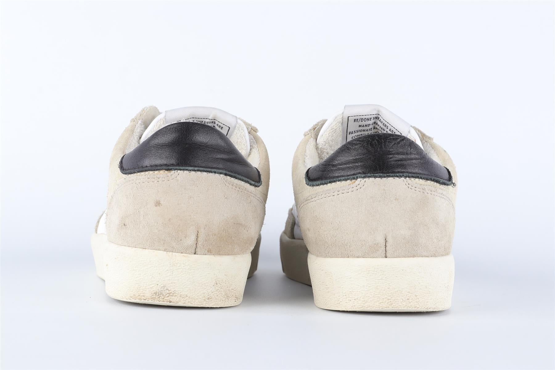 REDONE WHITE SUEDE SNEAKERS EU 40 UK 7 US 10
