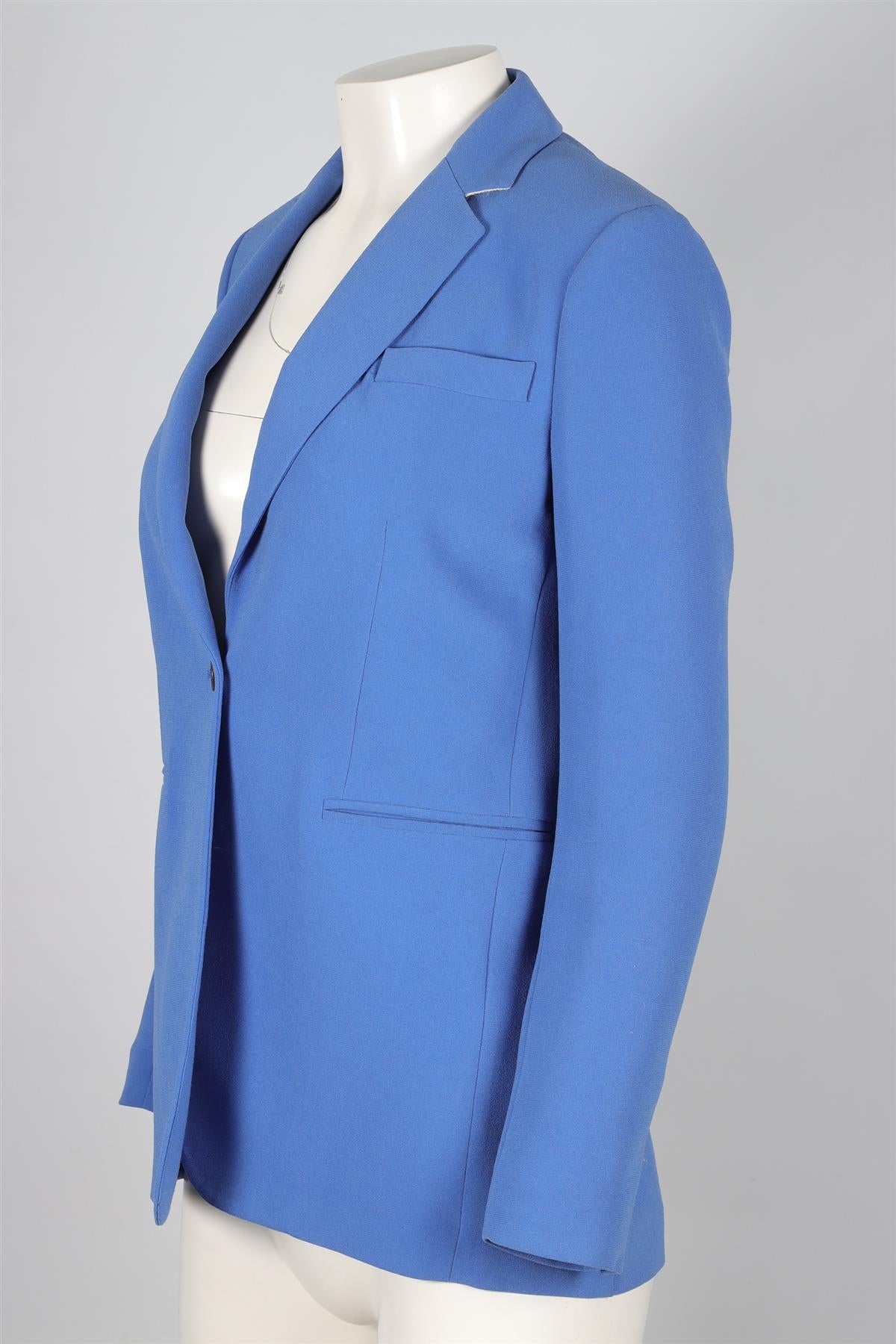 JOSEPH BLUE CREPE BLAZER IT 36 UK 4