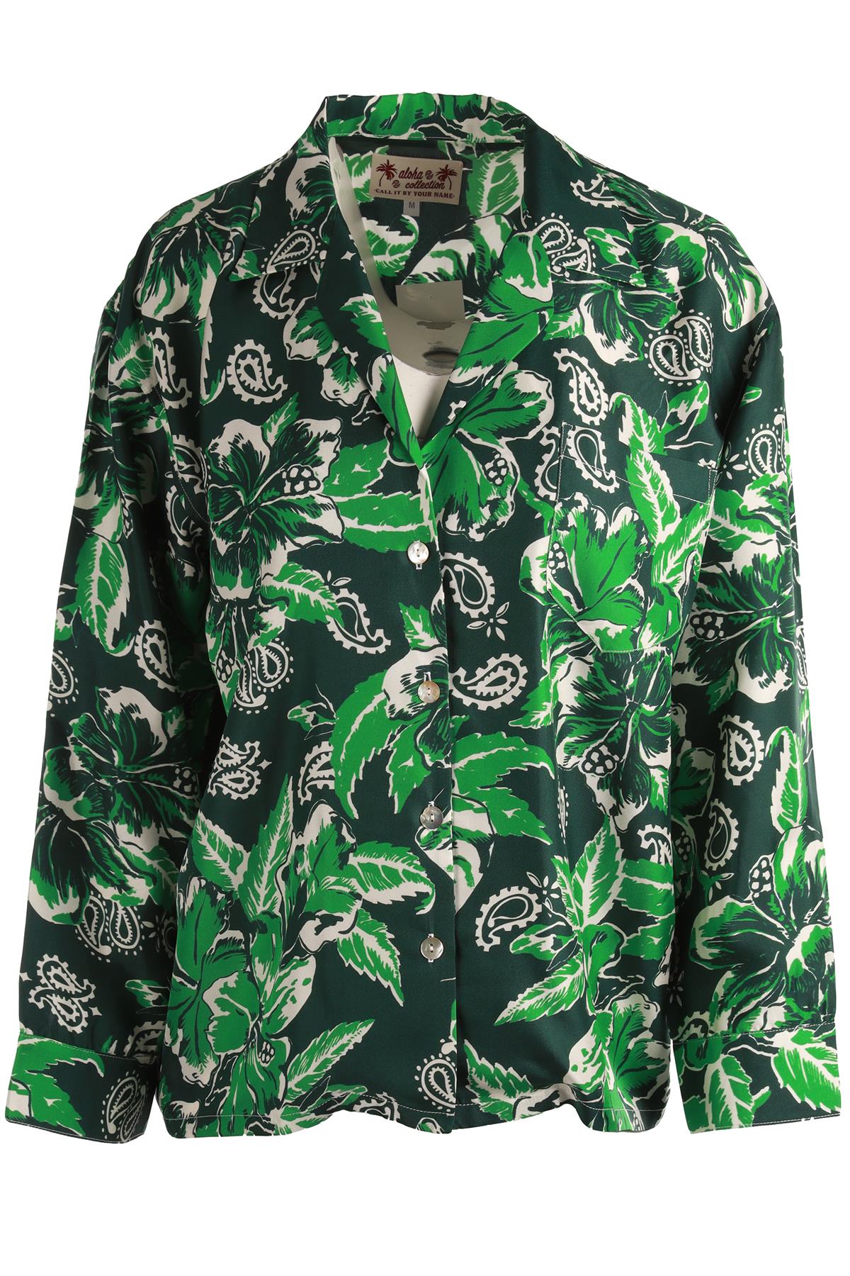 CALL IT BY YOUR NAME GREEN SILK SHIRT MEDIUM