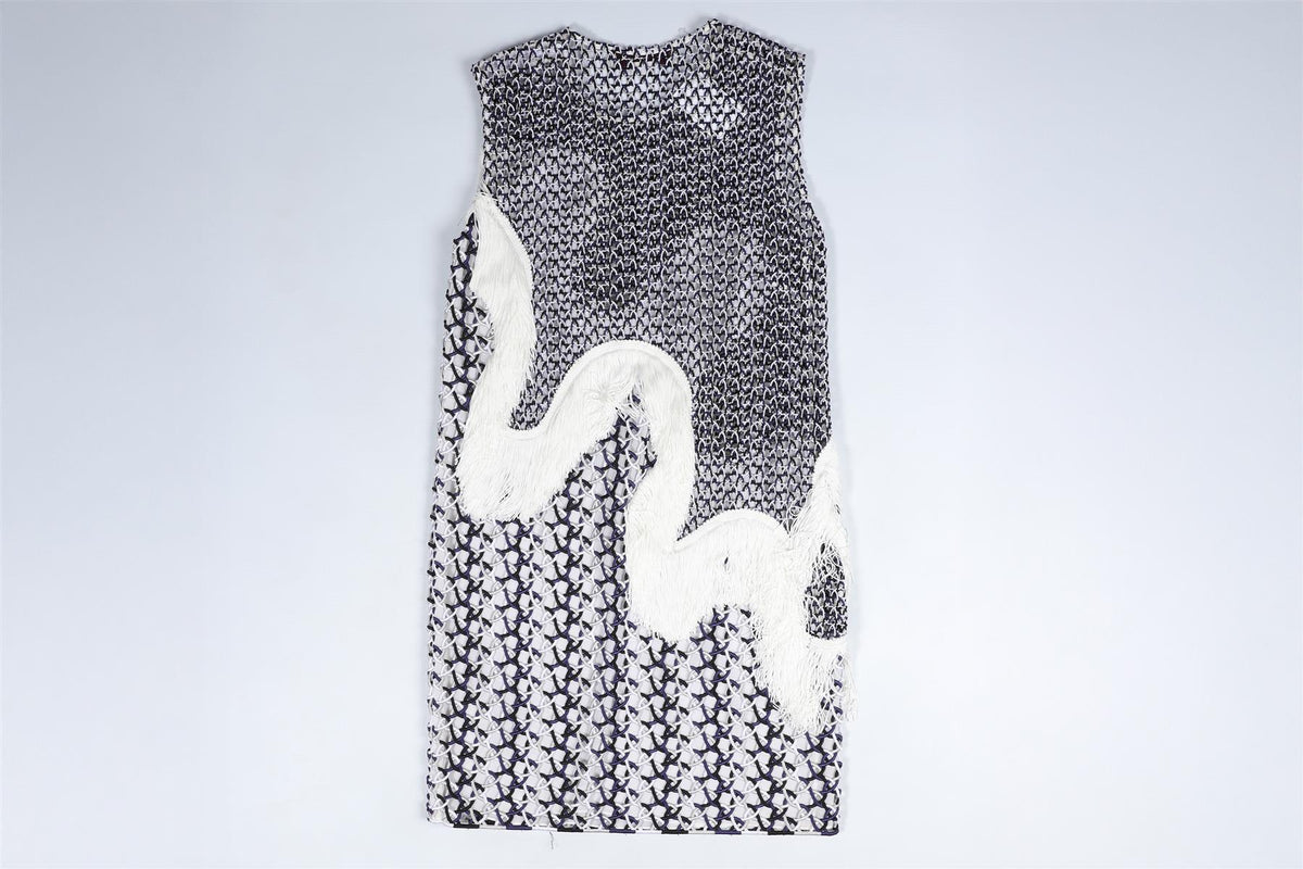 STELLA MCCARTNEY BLUE LACE MINI DRESS IT 34 UK 2