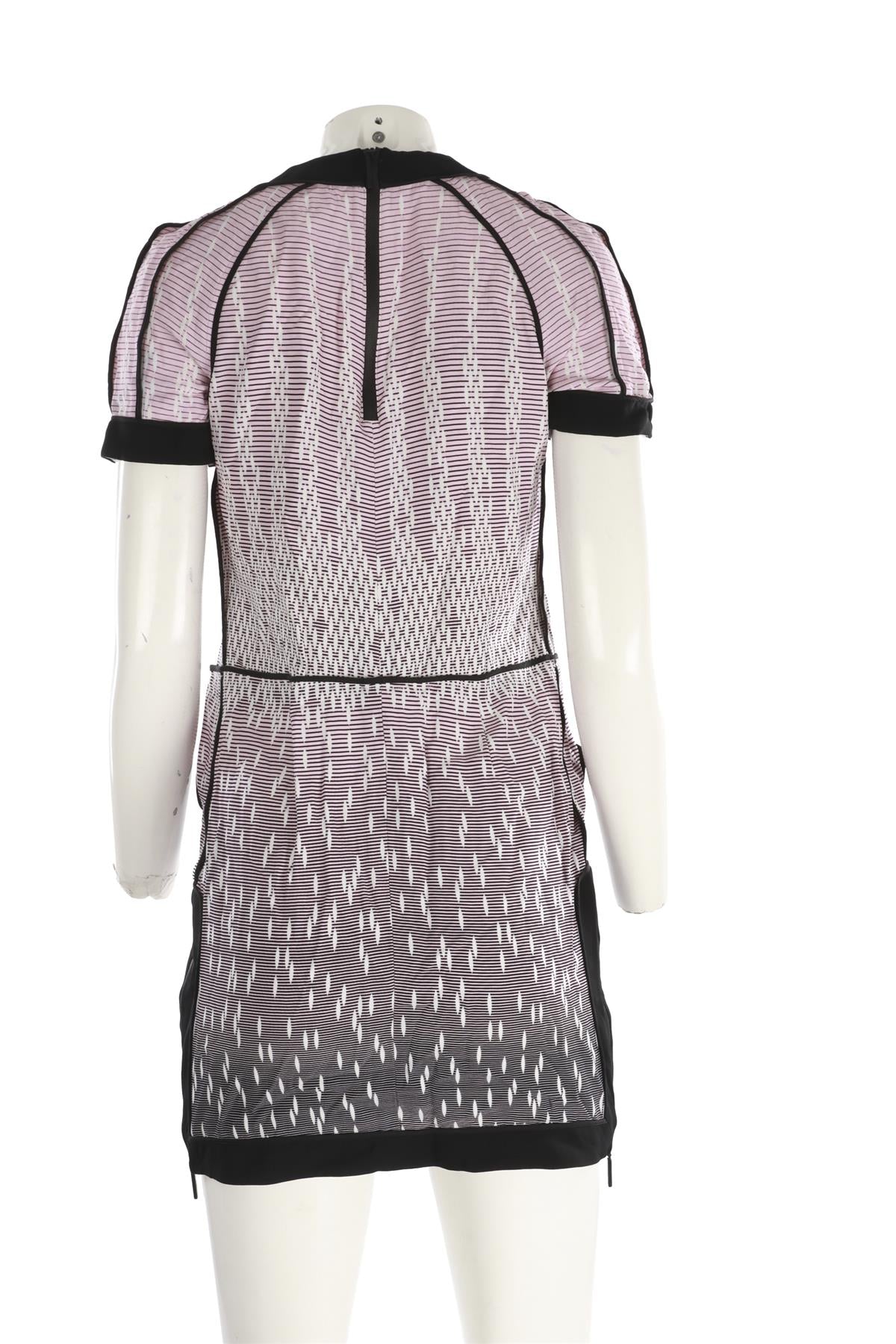 VERSUS VERSACE PINK CREPE MINI DRESS IT 40 UK 8