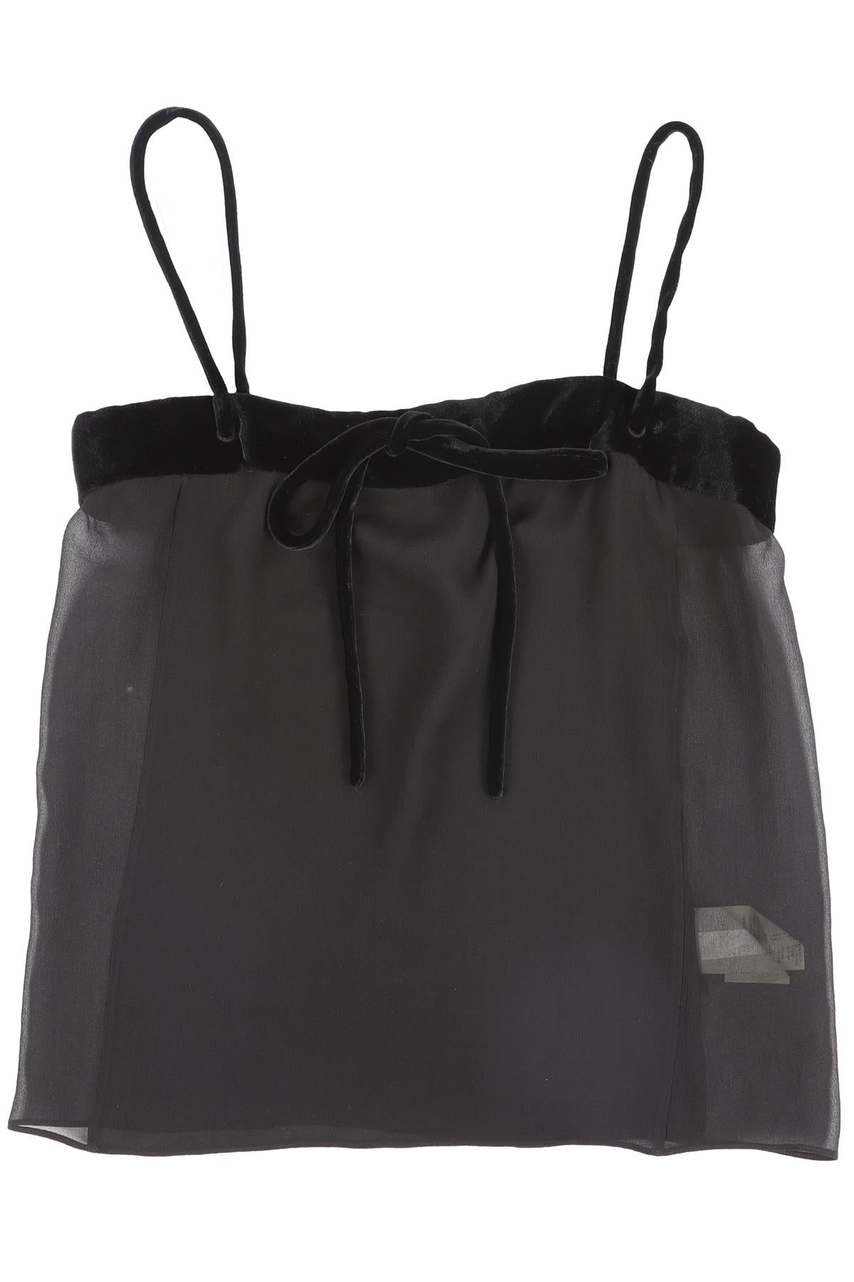 TOM FORD BLACK SILK TOP IT 36 UK 4