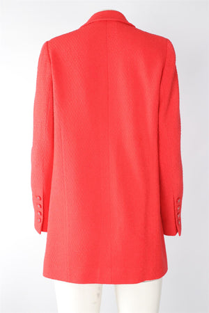 CHANEL PINK 1996 COTTON BLAZER SMALL