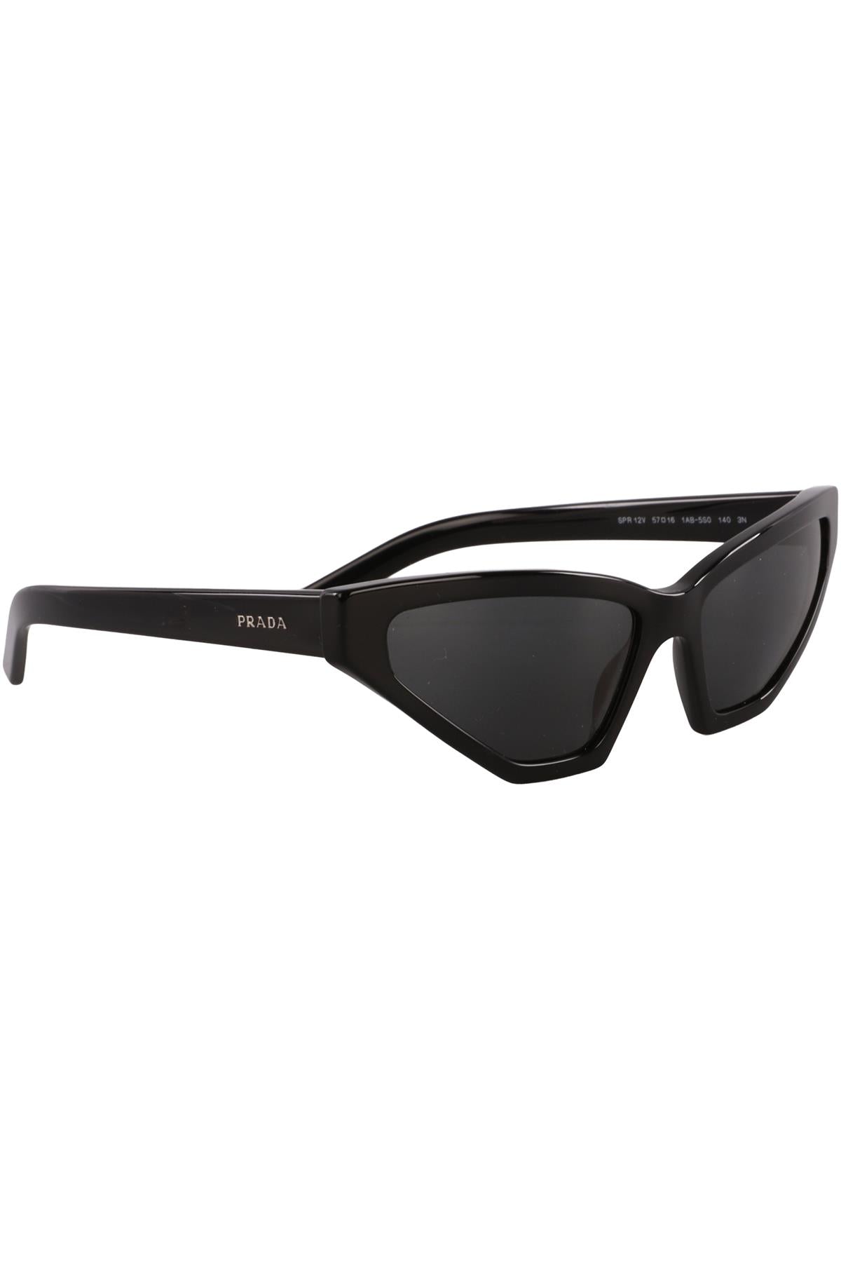 PRADA BLACK CAT EYE ACETATE SUNGLASSES