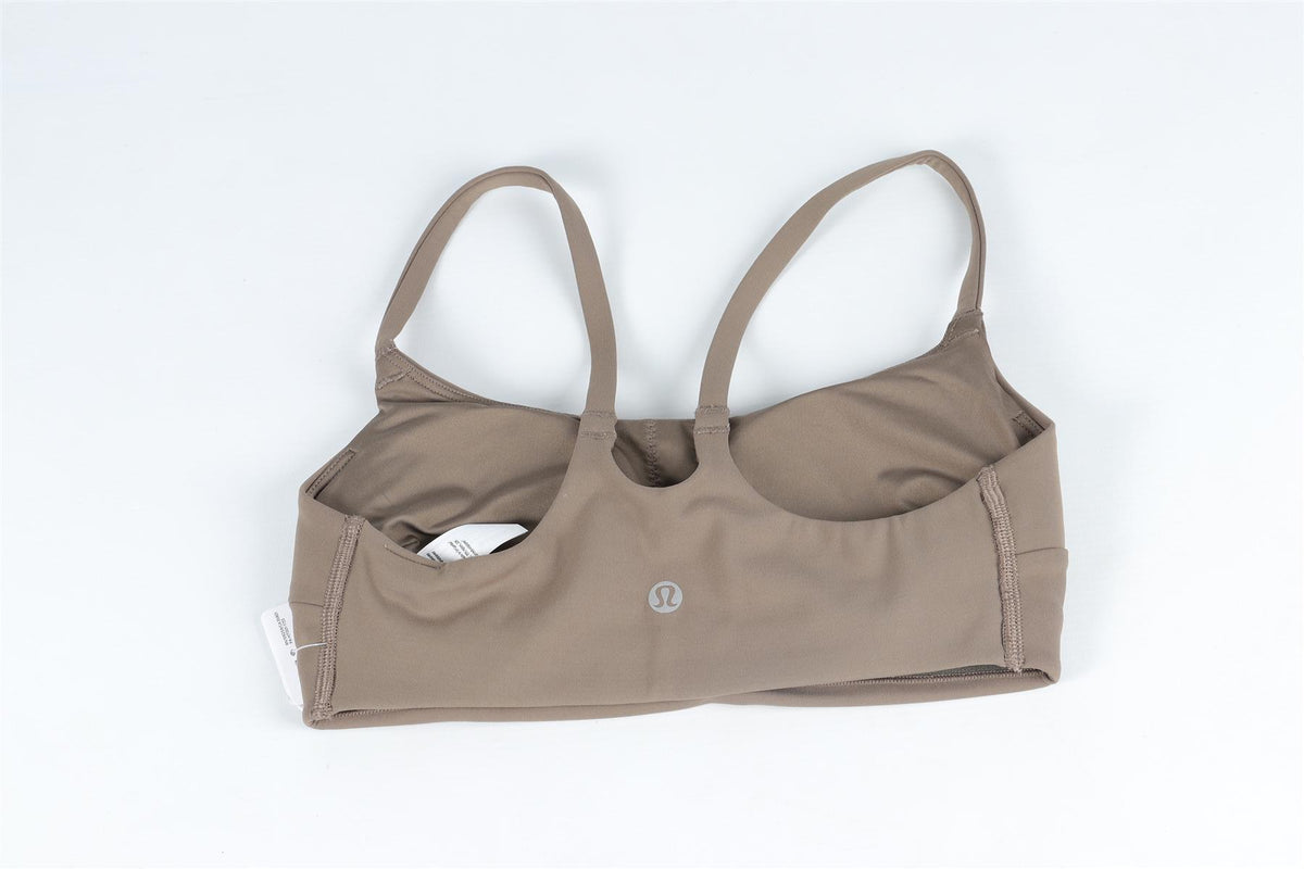 LULULEMON KHAKI SPORTS BRA US 2 UK 6