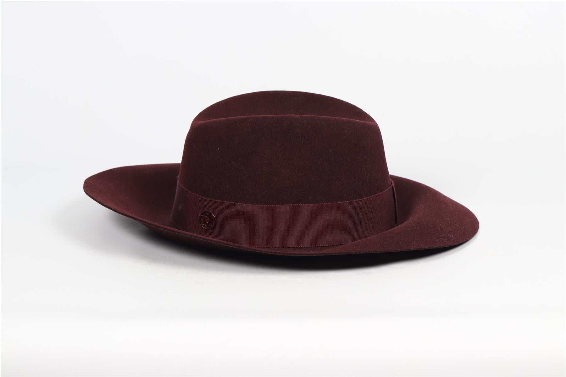 MAISON MICHEL FELT FEDORA LARGE