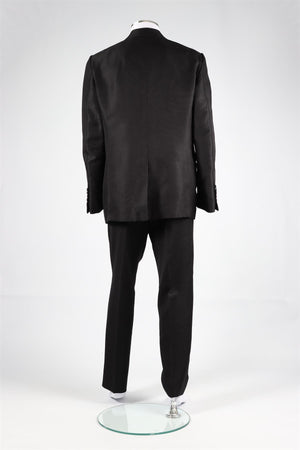 TOM FORD BLACK MEN'S SHELTON WOOL BLEND TWO PIECE TUXEDO SUIT EU 54