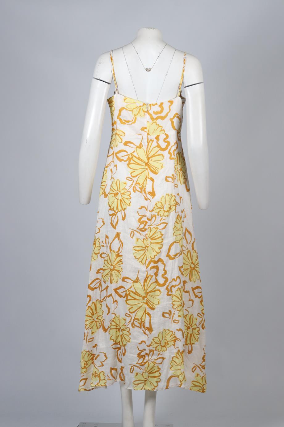 FAITHFULL THE BRAND LINEN MAXI DRESS XLARGE