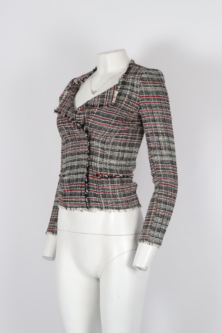 ISABEL MARANT ÉTOILE COTTON TWEED JACKET FR 34 UK 6