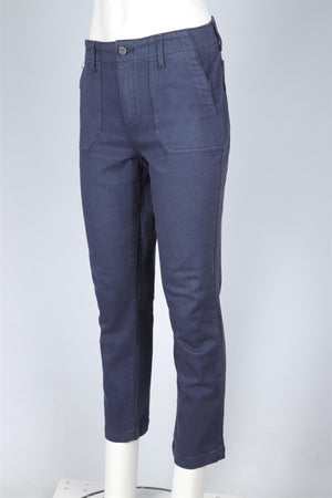 PAIGE NAVY MID RISE STRAIGHT LEG JEANS W29 UK 10-12