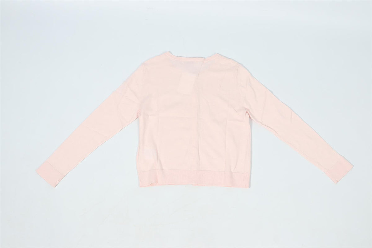 BONPOINT PINK KIDS GIRLS COTTON CARDIGAN 8 YEARS
