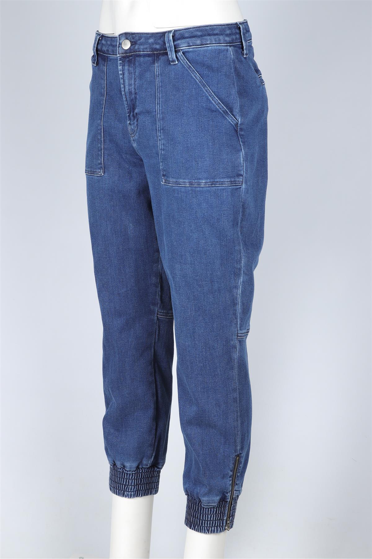J BRAND BLUE DENIM TAPERED PANTS W29 UK 10-12