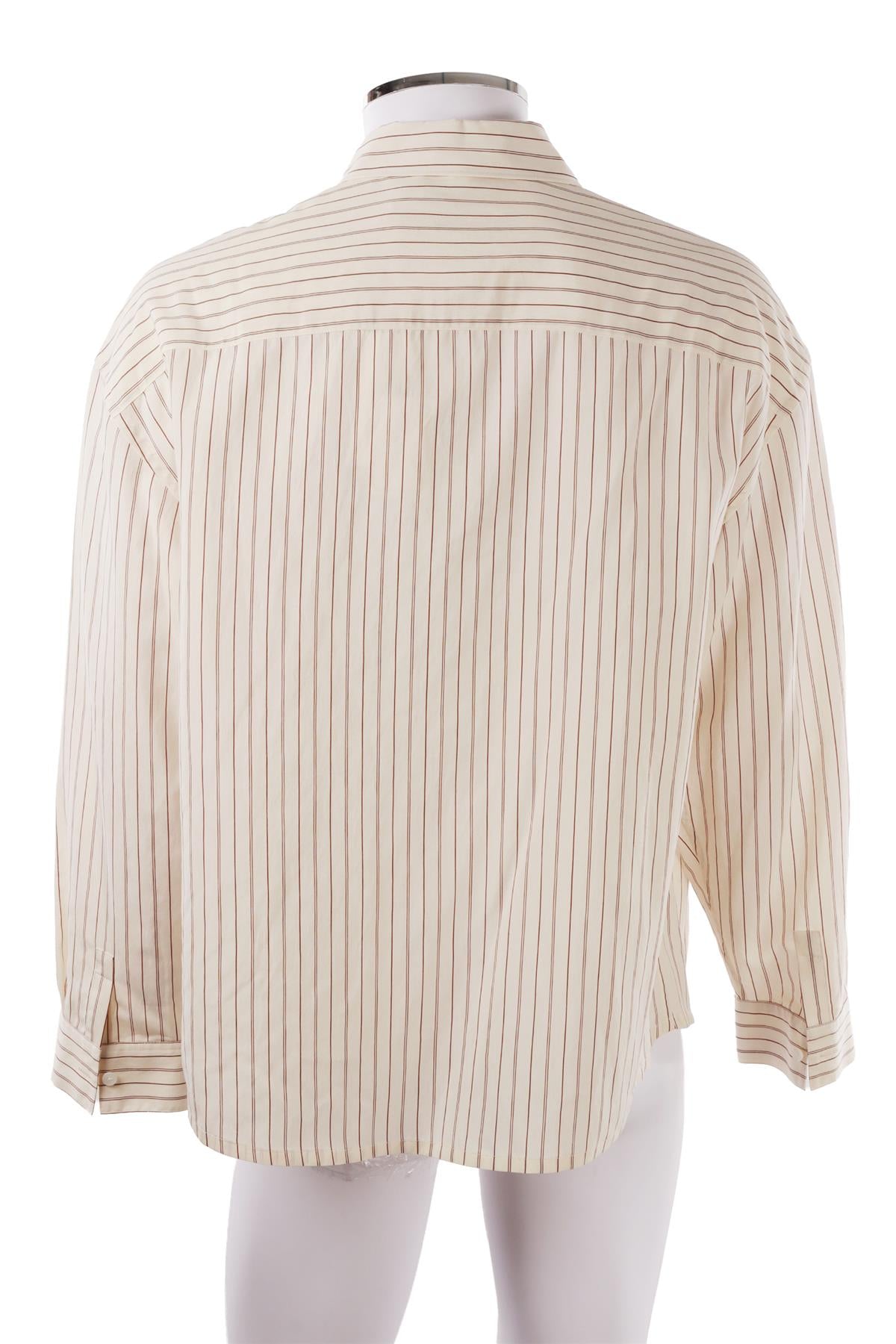 CREAM MEN'S COTTON SHIRT