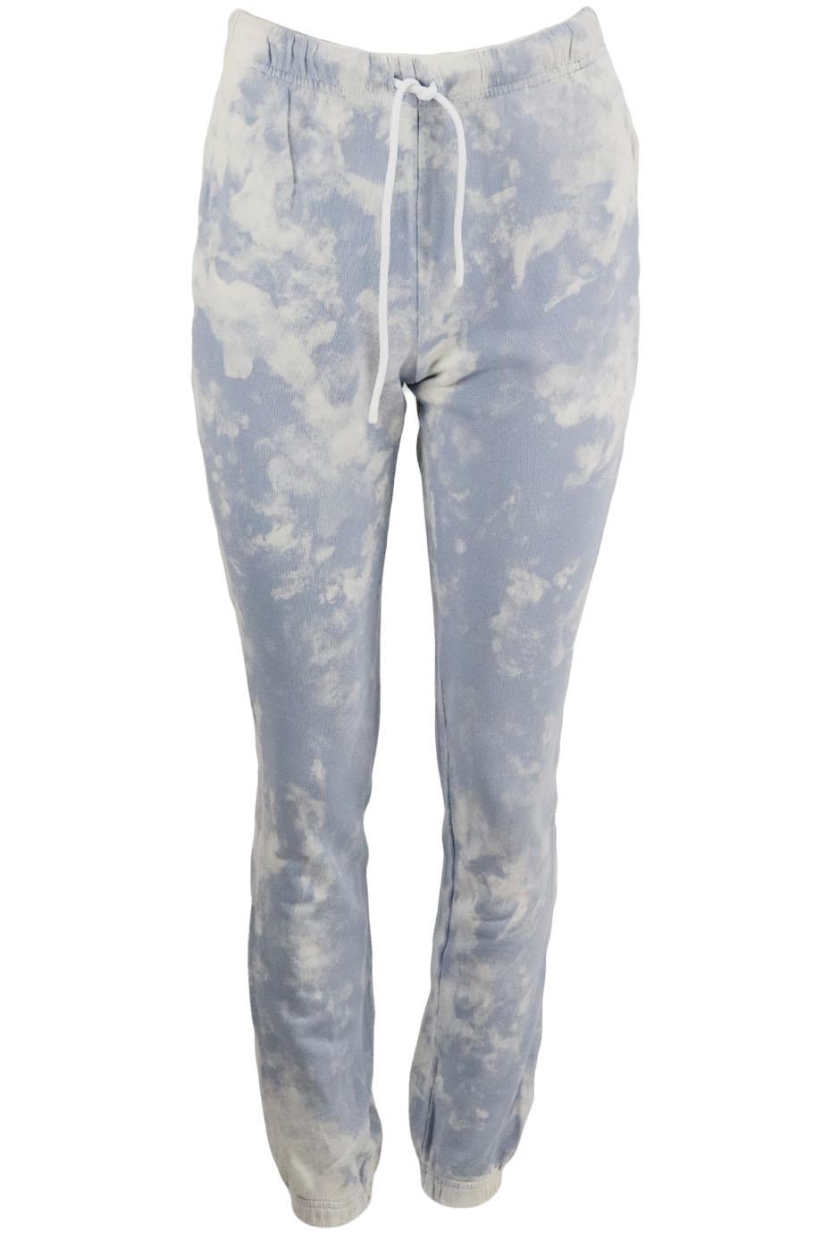 COTTON CITIZEN TIE DYED COTTON JERSEY TRACK PANTS SMALL