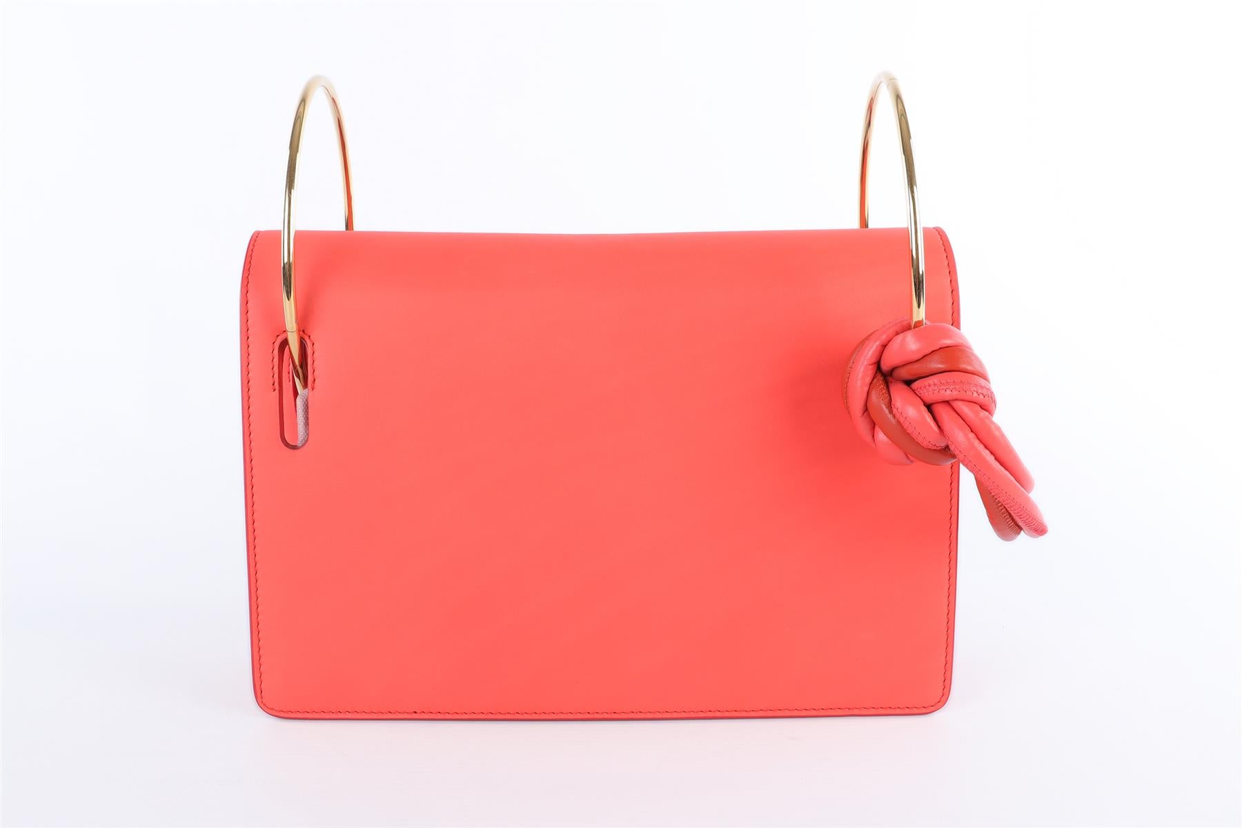 ROKSANDA ORANGE DIA LEATHER SHOULDER BAG