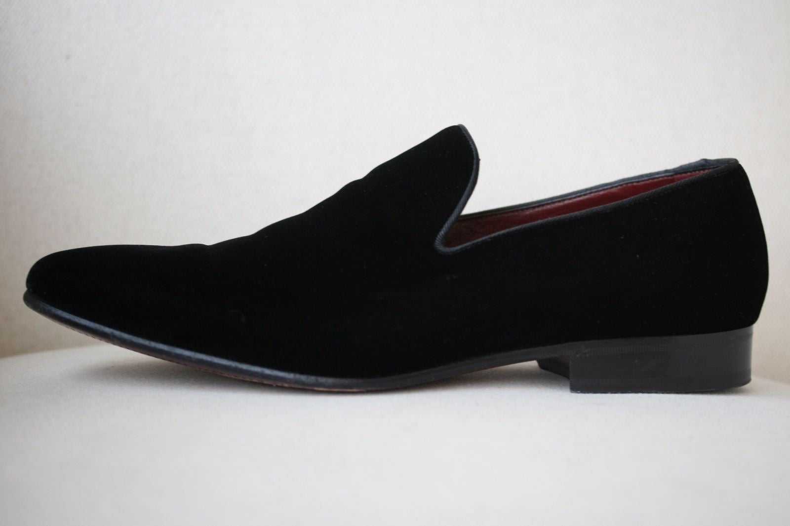 DOLCE AND GABBANA VELVET SLIPPERS LOAFERS IT 42 UK 8