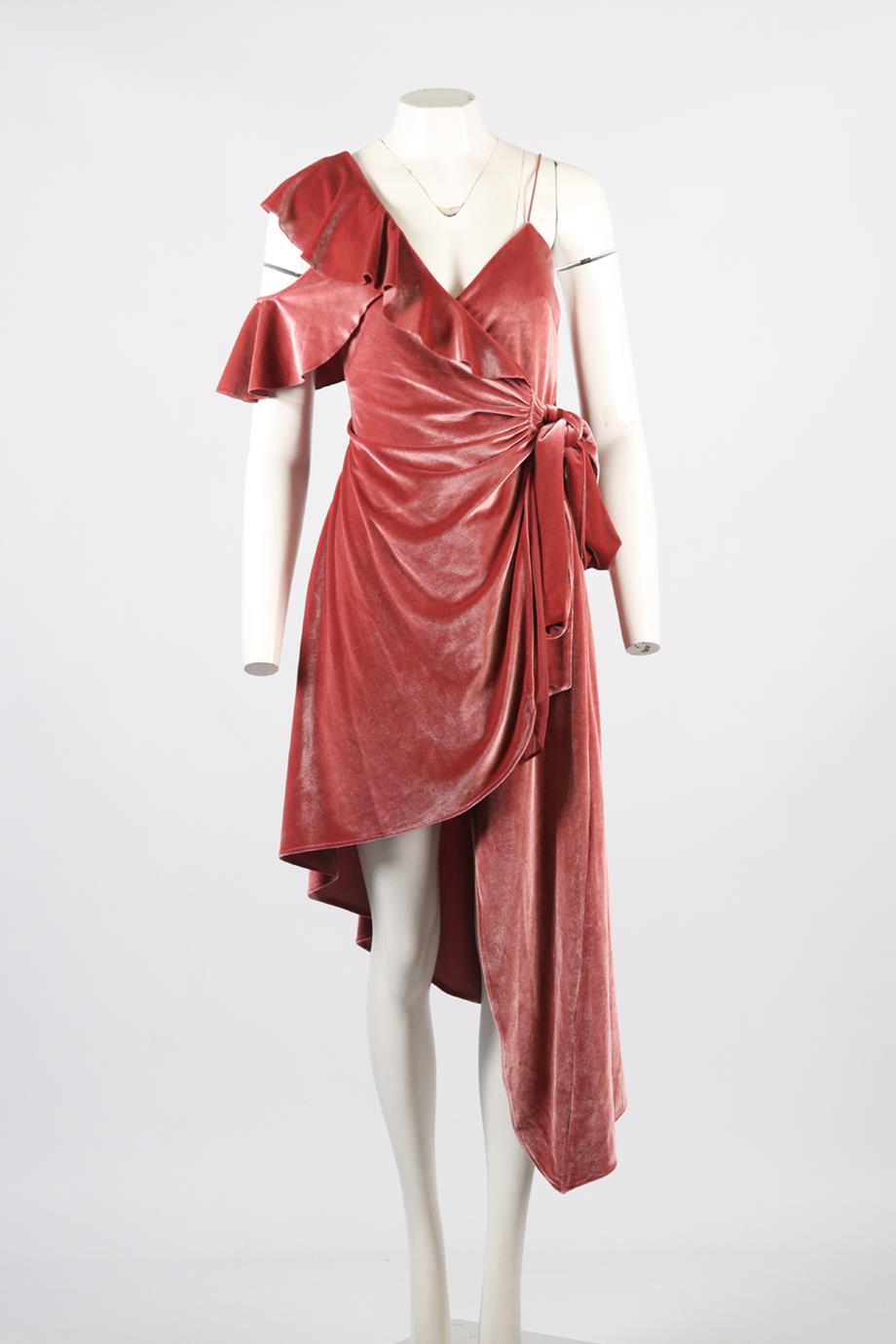SELF-PORTRAIT VELVET MINI WRAP DRESS UK 12 | nikkibradford SELF-PORTRAIT VELVET MINI WRAP DRESS UK 12 | nikkibradford