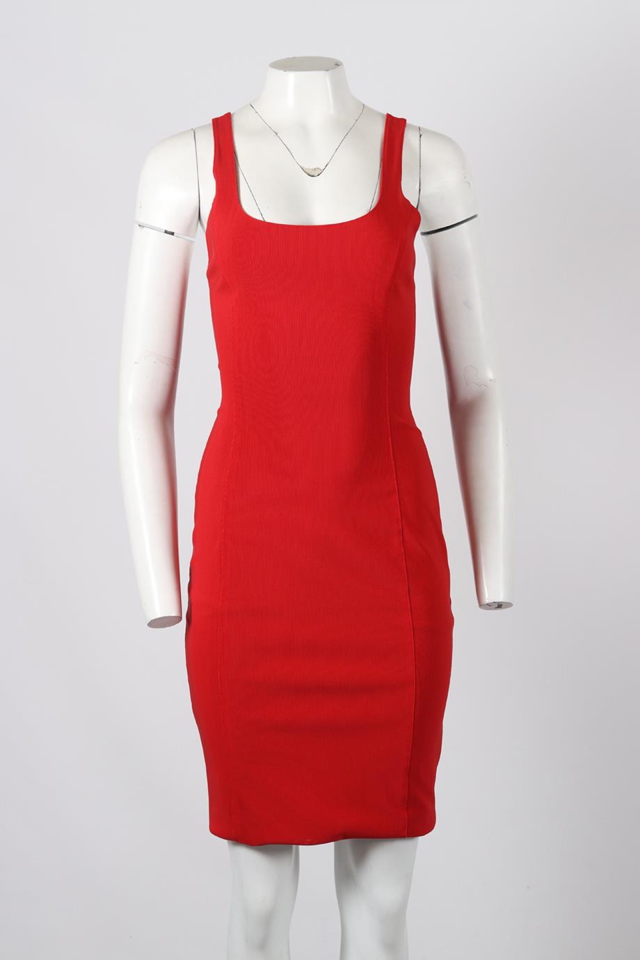 ALEXANDER WANG STRETCH KNIT MIDI DRESS UK 6