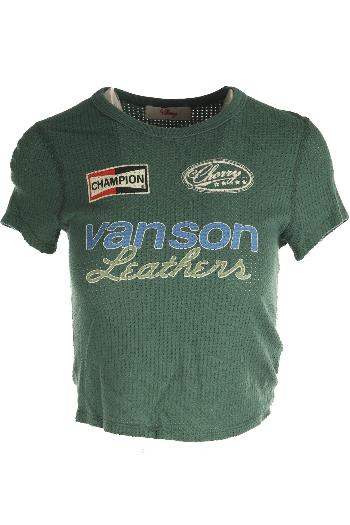 CHERRY GREEN COTTON TOP SMALL