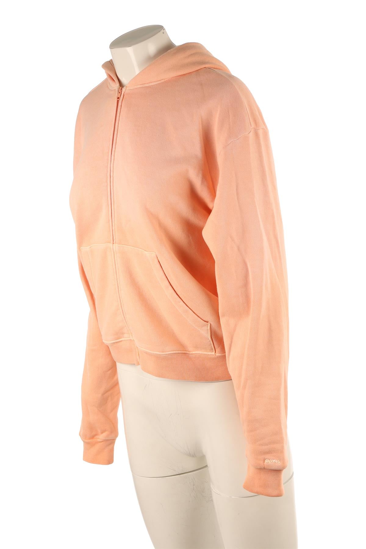 ORANGE COTTON HOODIE