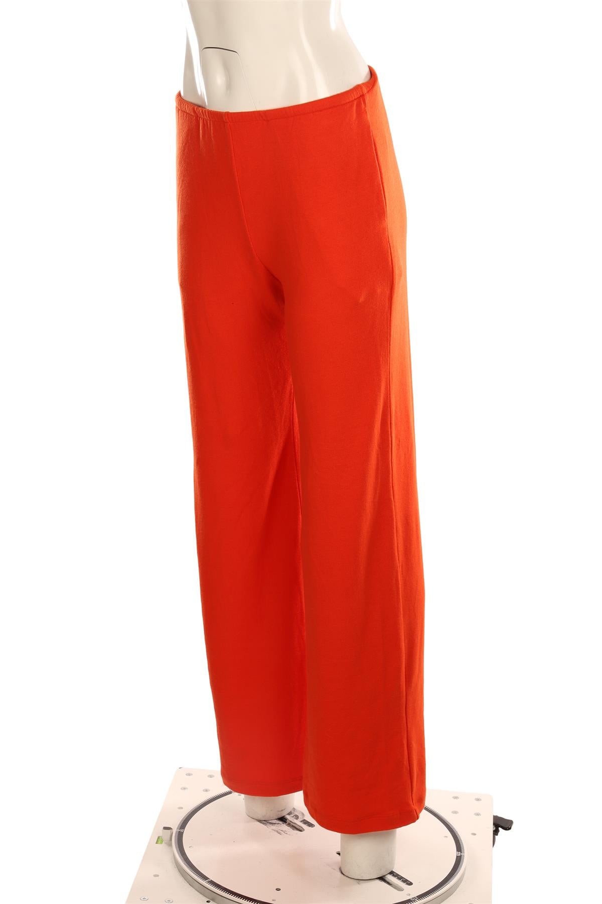 LESET ORANGE JERSEY STRAIGHT LEG PANTS SMALL