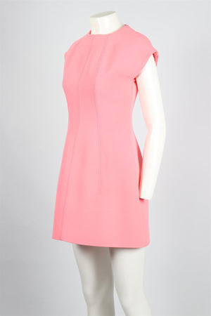 KENZO PINK WOVEN MINI DRESS IT 38 UK 6