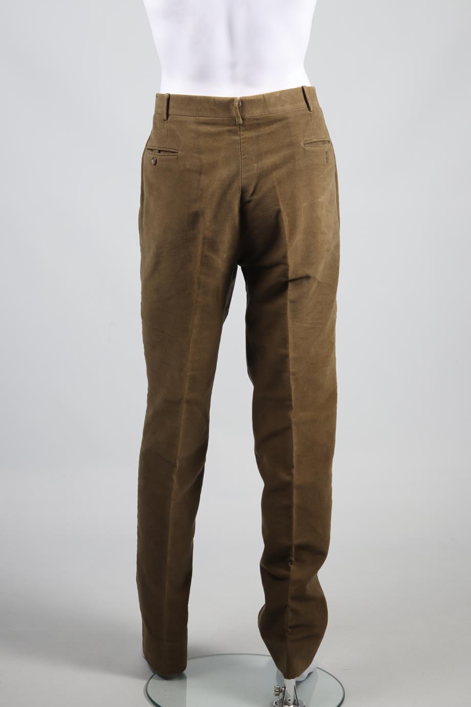 RALPH LAUREN MEN'S COTTON STRAIGHT LEG PANTS FR 40 UK/US WAIST 32