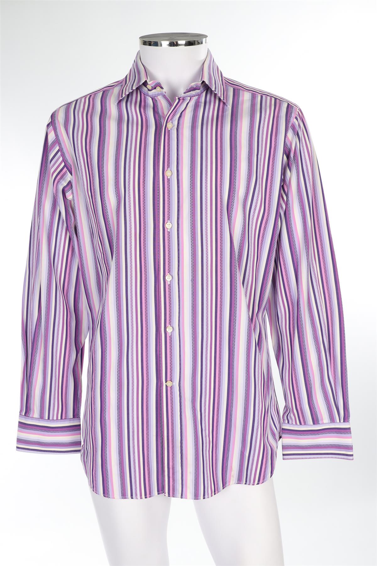 ETRO MULTI MEN'S COTTON SHIRT UK/US 42