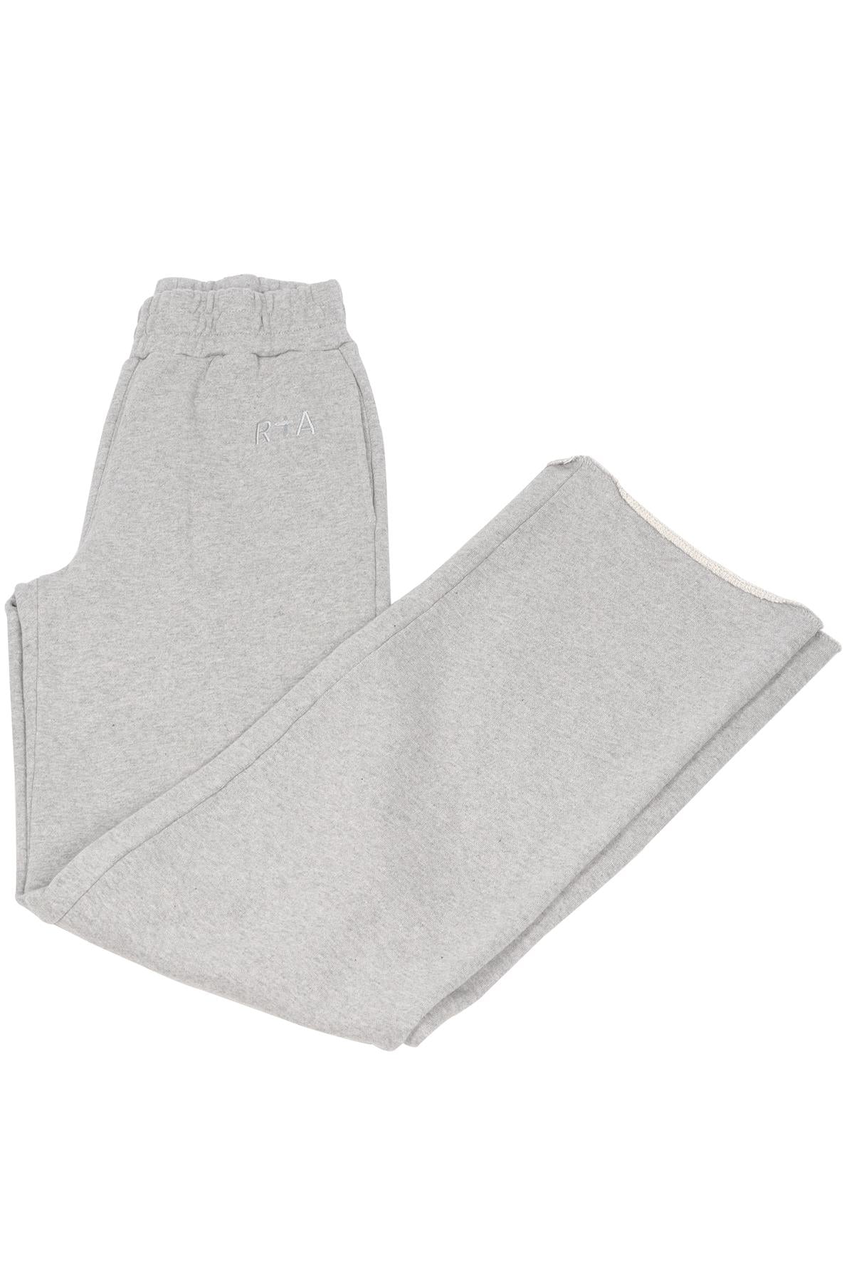 RTA GREY COTTON STRAIGHT LEG PANTS XSMALL