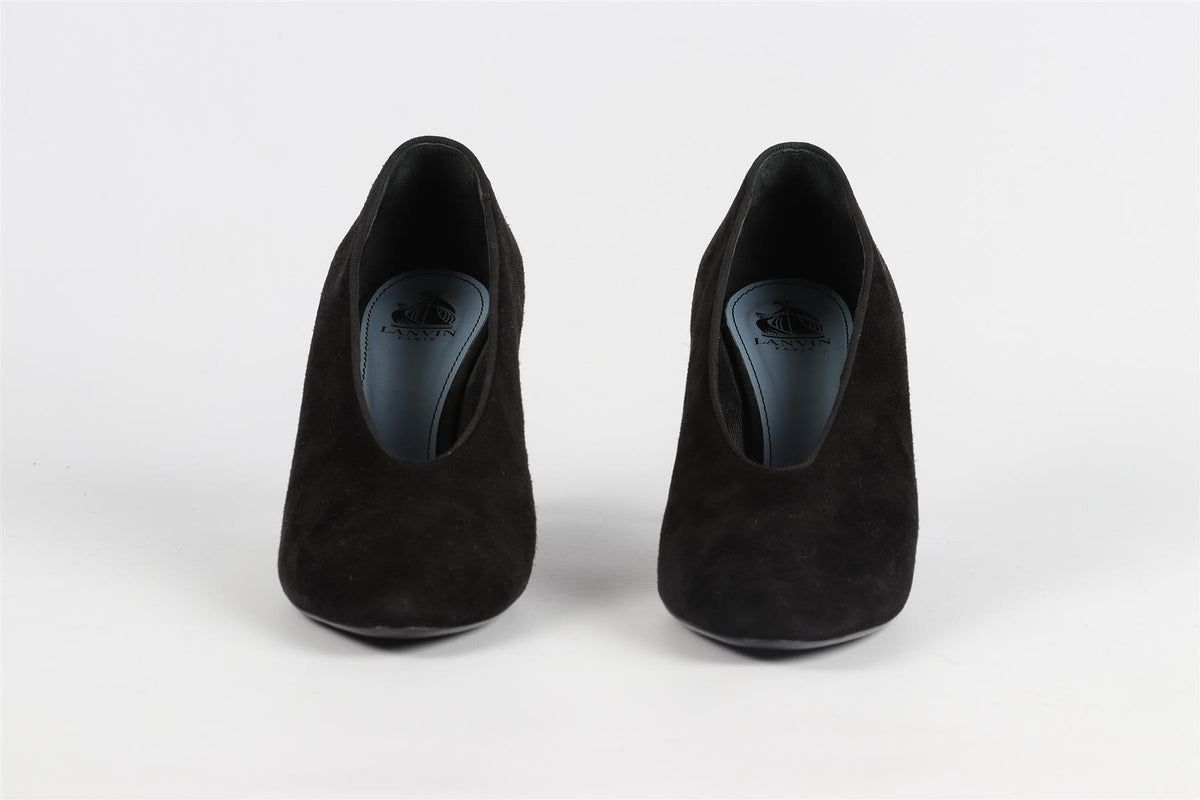 LANVIN BLACK SUEDE PUMPS EU 39 UK 6 US 9