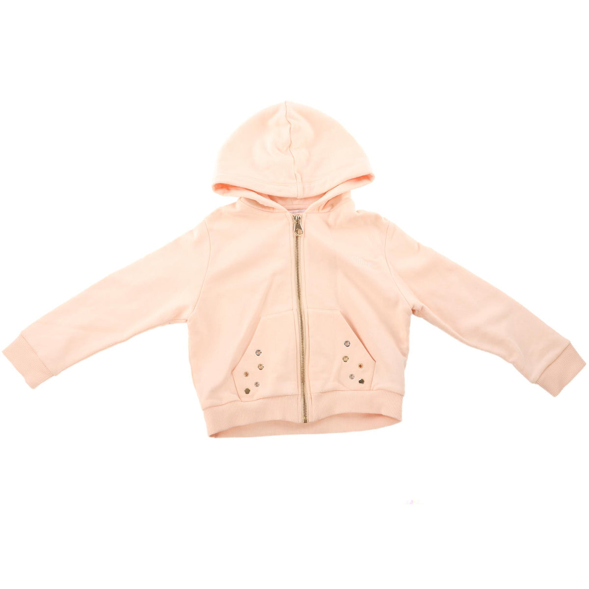 CHLOÉ PINK KIDS GIRLS HOODIE 6 YEARS