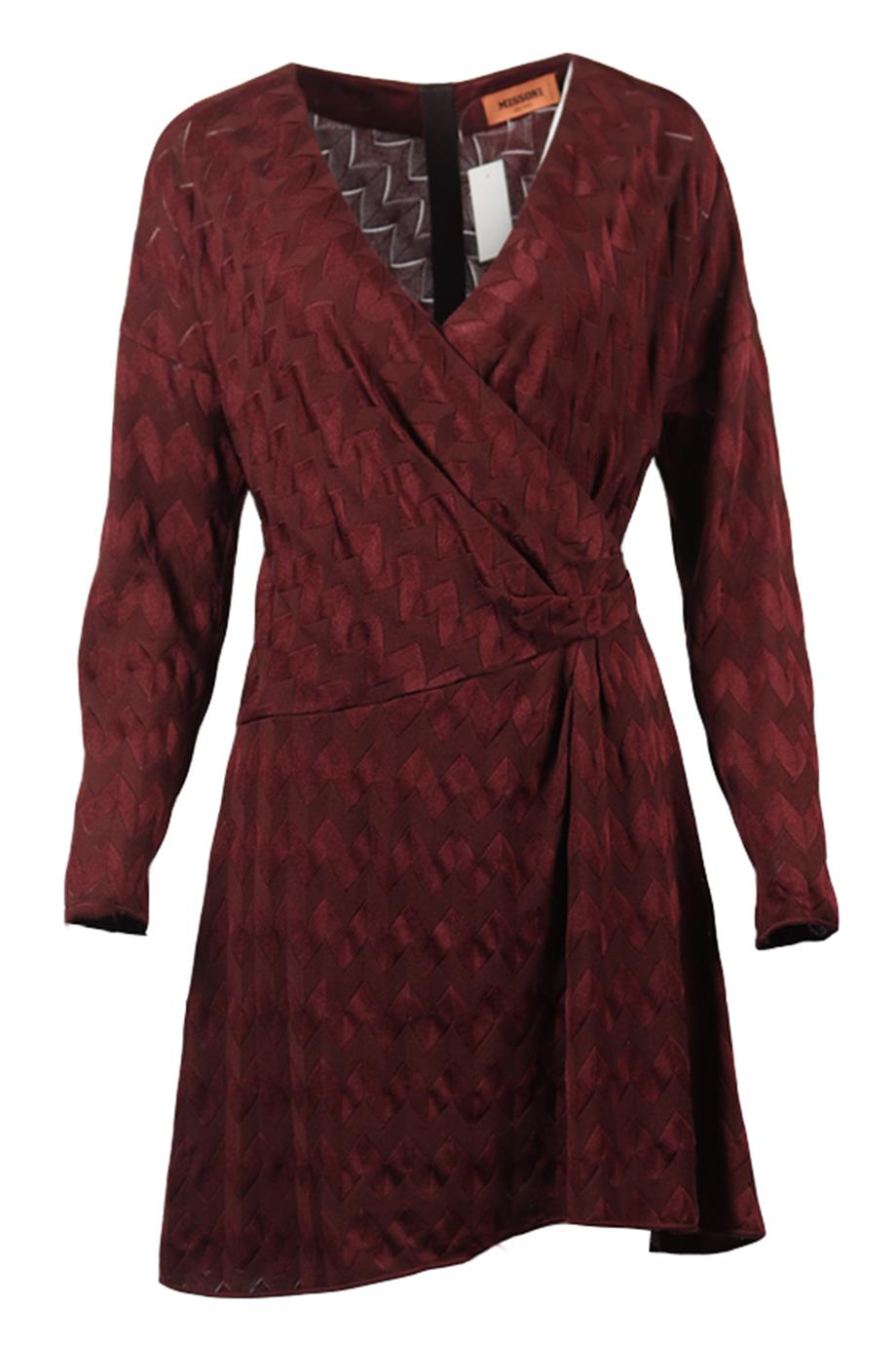 MISSONI CROCHET KNIT MINI DRESS IT 46 UK 14