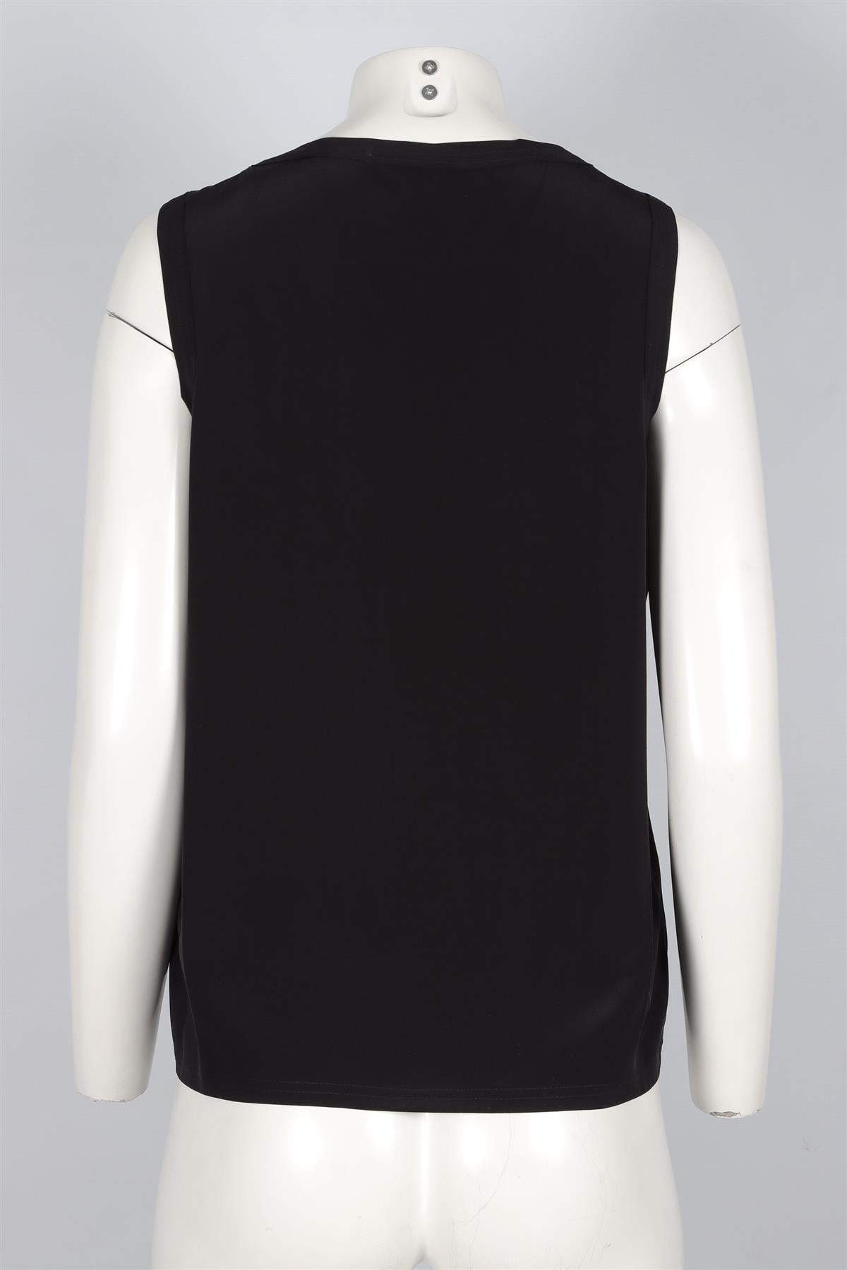JOSEPH BLACK SILK TOP FR 42 UK 14
