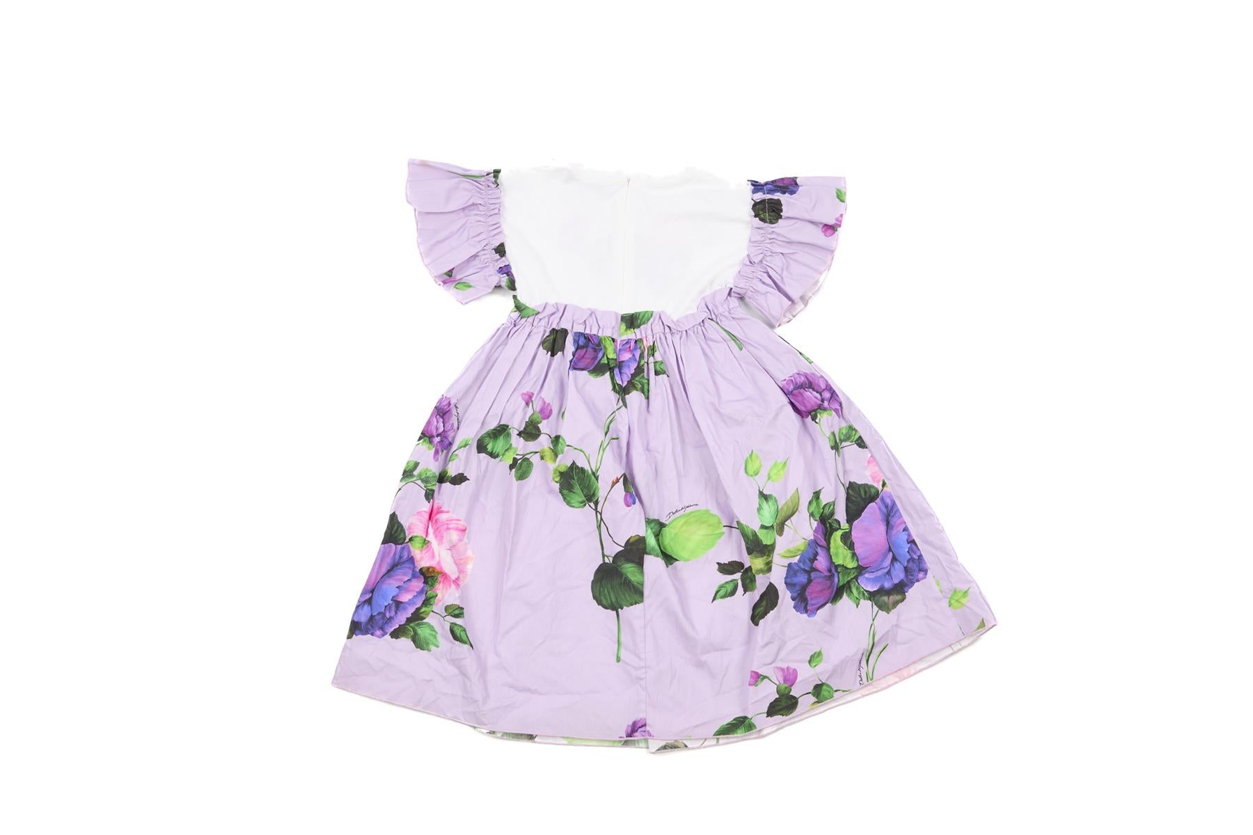 DOLCE & GABBANA PURPLE KIDS GIRLS DRESS 5 YEARS