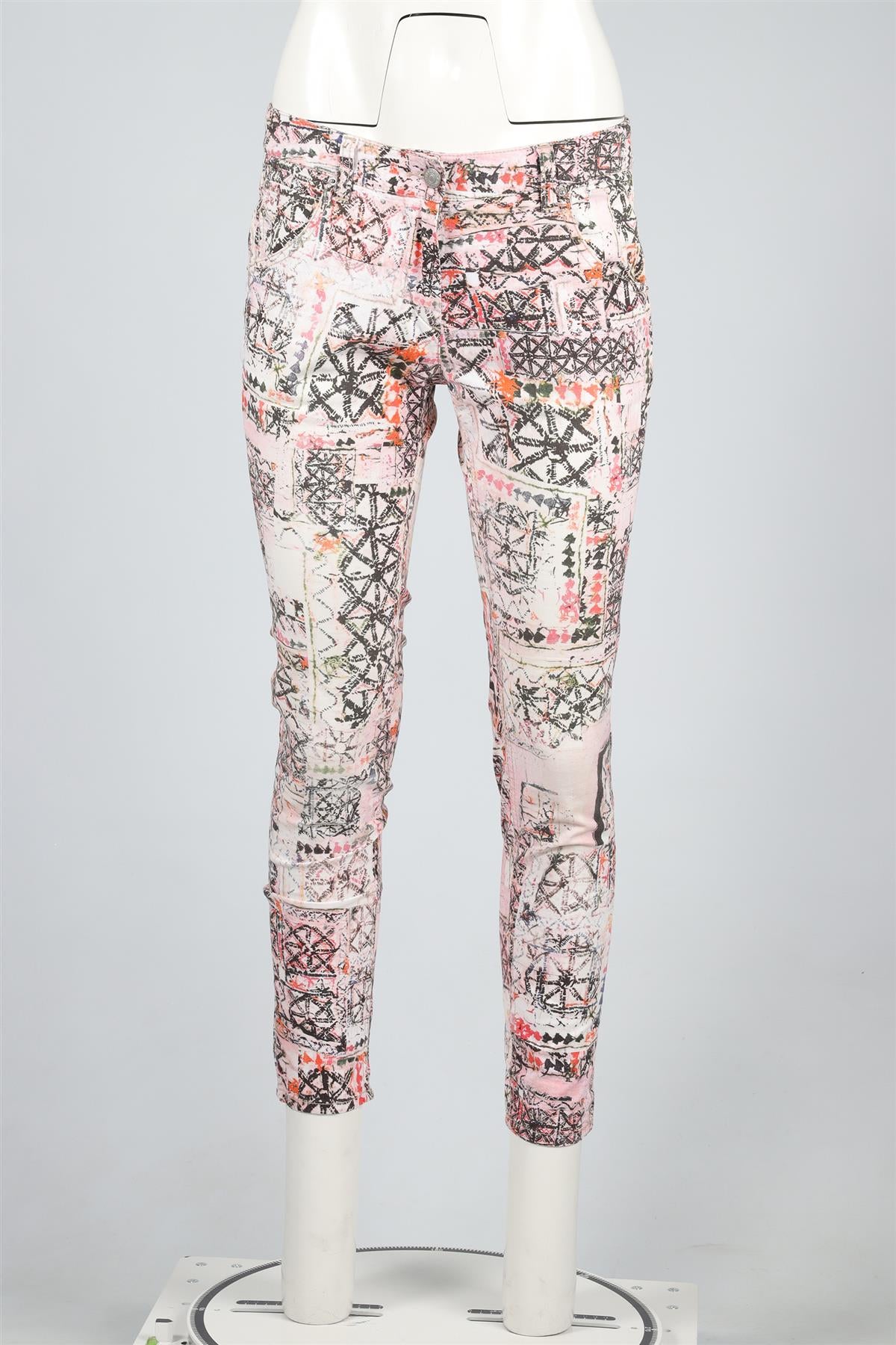 ISABEL MARANT MULTI MID RISE SKINNY JEANS FR 36 UK 8
