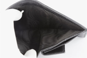 MIU MIU BLACK MADRAS JACQUARD WALLET