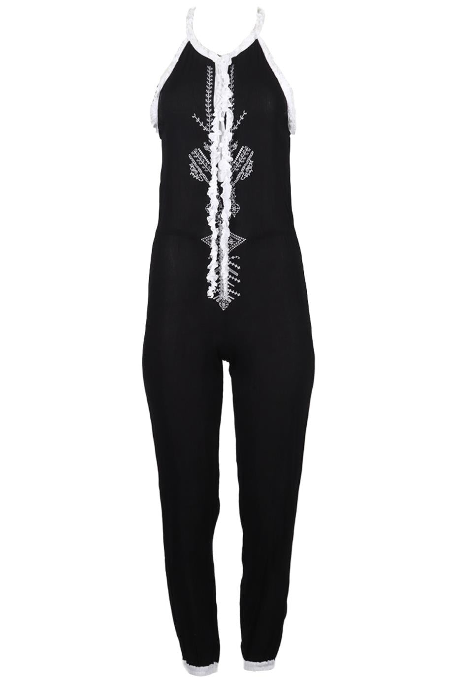 POUPETTE ST BARTH VOILE JUMPSUIT UK 8