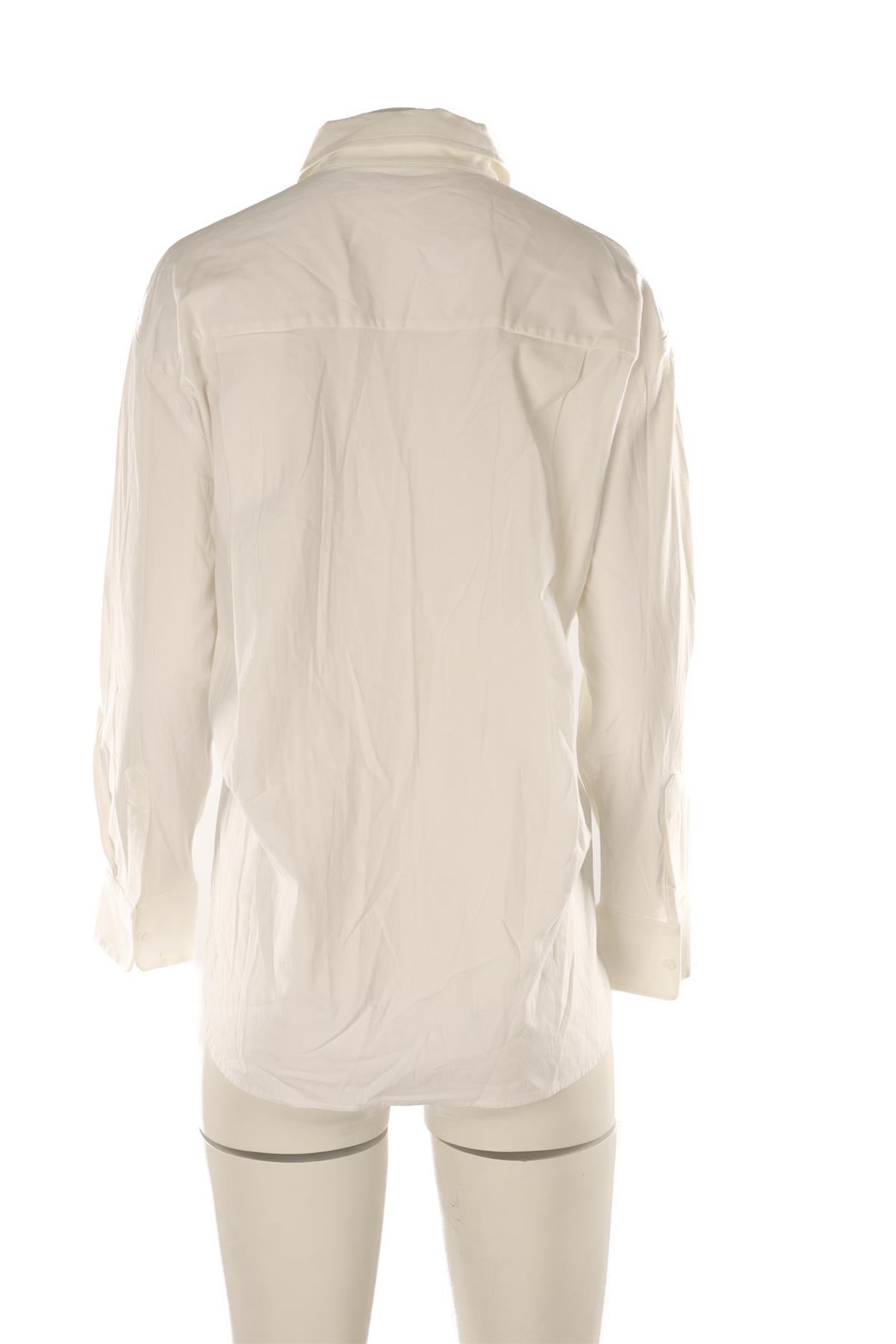 REFORMATION WHITE COTTON SHIRT XSMALL