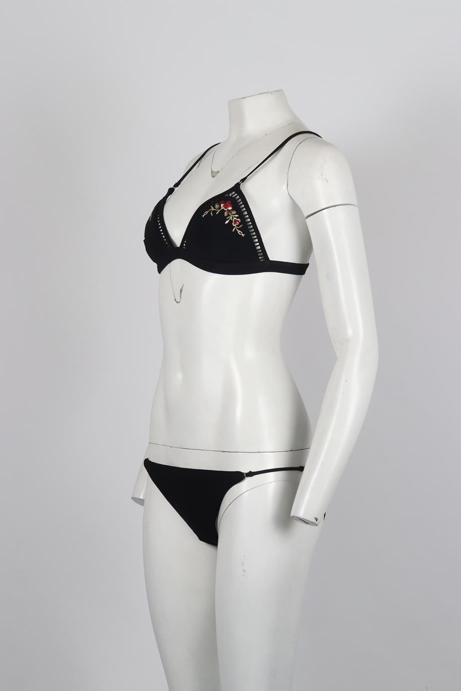 ZIMMERMAN STRETCH TRIANGLE BIKINI UK 10