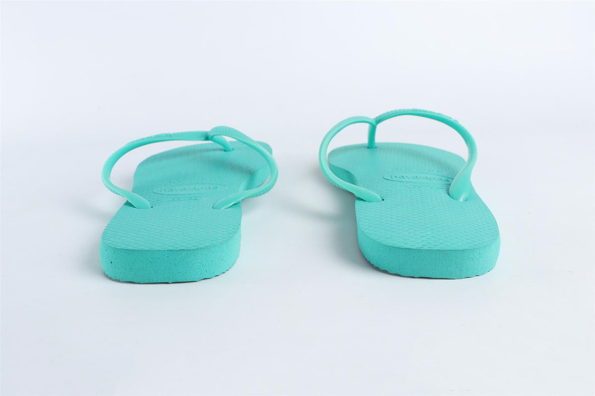 HAVAIANAS GREEN FLIP FLOPS EU 35-36 UK 1-2 US 3-5