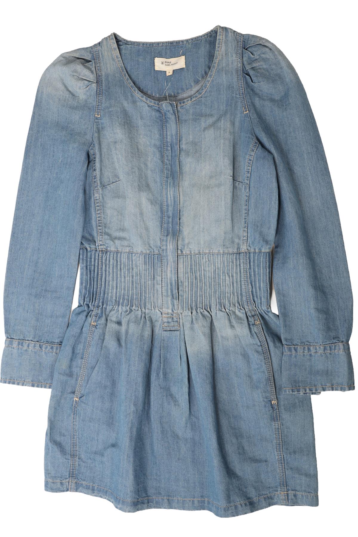 ISABEL MARANT ÉTOILE BLUE DENIM MINI DRESS FR 34 UK 6