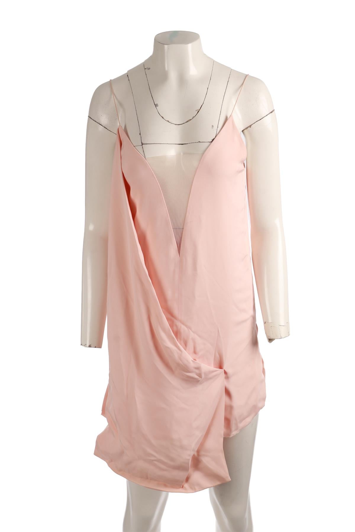 CELINE PINK CREPE TOP FR 38 UK 10