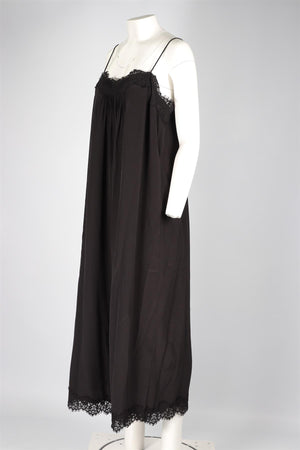 ZIMMERMANN BLACK SILK JUMPSUIT UK 14