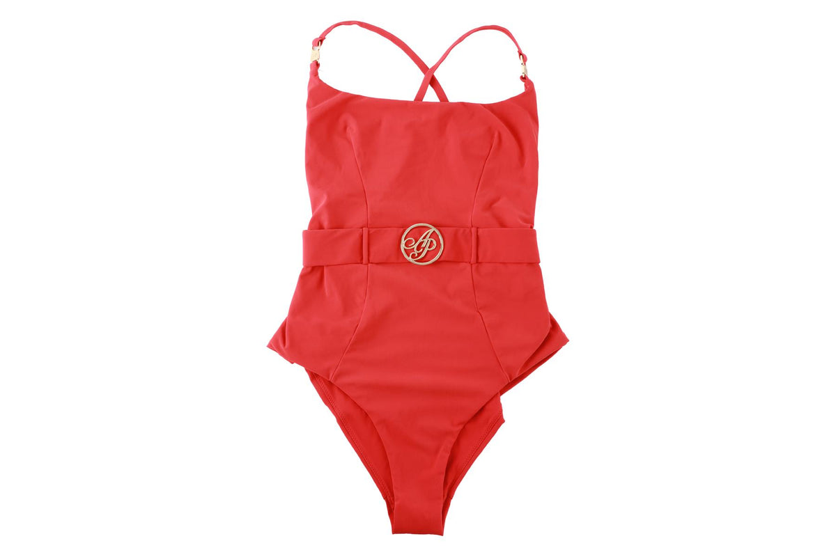 AGENT PROVOCATEUR RED SWIMSUIT 2 UK 8