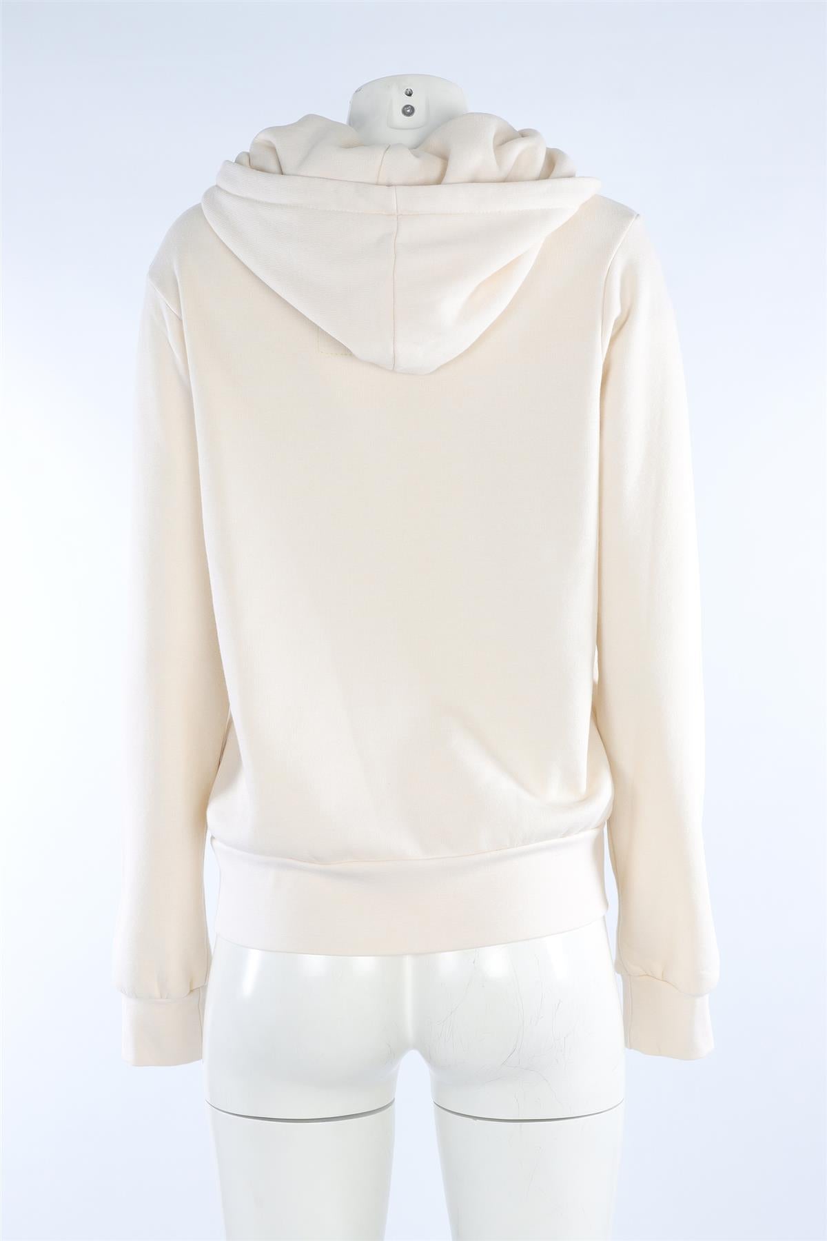 AVIATOR NATION CREAM COTTON HOODIE SMALL